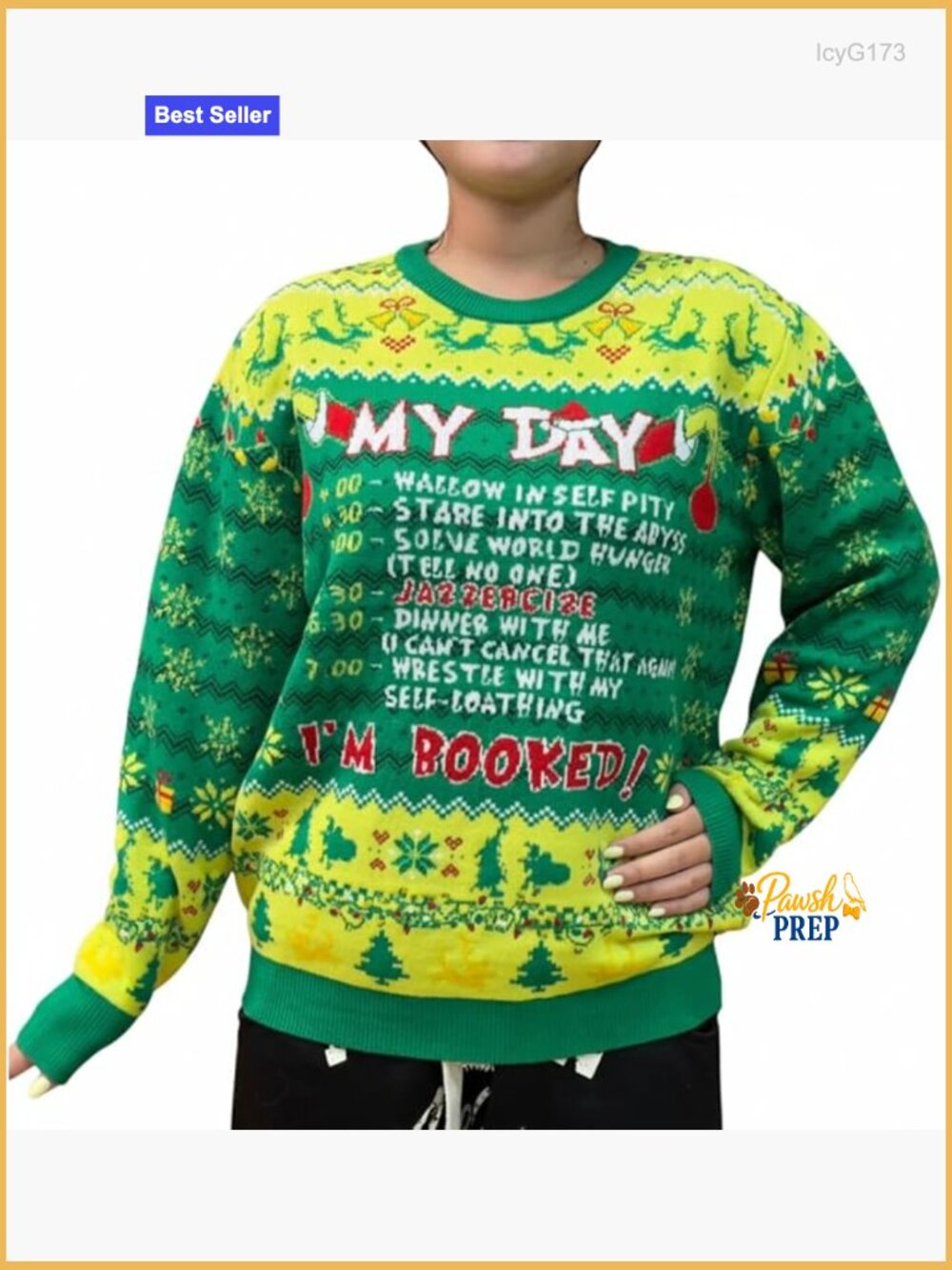 Ugly Christmas Sweater 2025 - Knitted Funny Xmas Pullover Gift